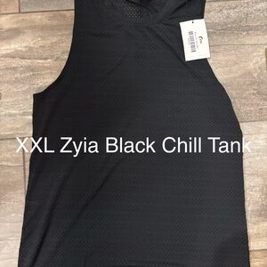 Zyia Black Chill Tank Top XXL